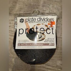 New Richards 48 Soft Felt Plate Dividers